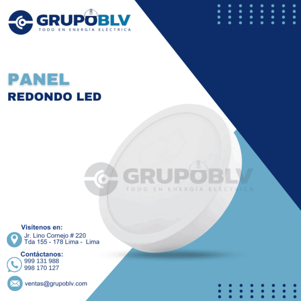 PANEL REDONDO LED