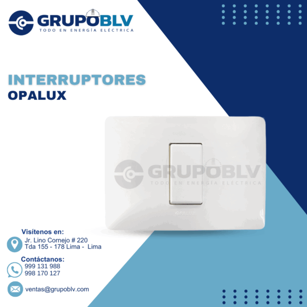 INTERRUPTORES OPALUX