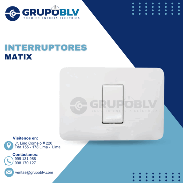 INTERRUPTORES MATIX