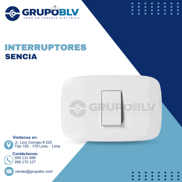 INTERRUPTORES SENCIA
