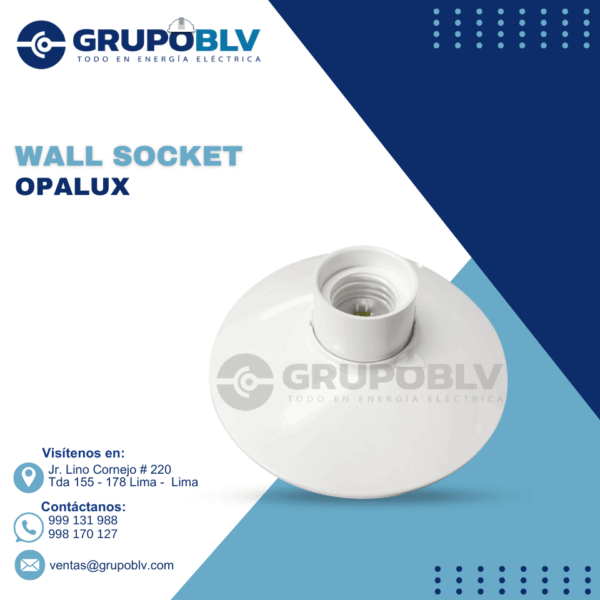 WALL SOCKET OPALUX