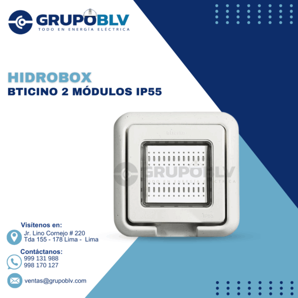 HIDROBOX BTICINO 2 MÓDULOS IP55