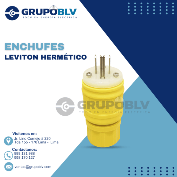 ENCHUFES LEVITON HERMÉTICO