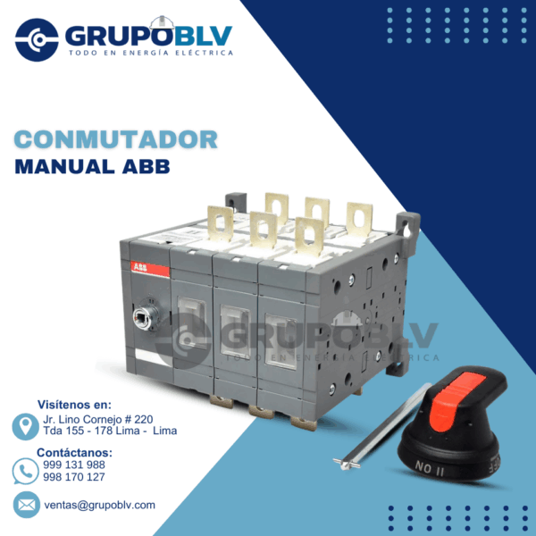 CONMUTADOR MANUAL ABB