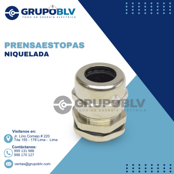 PRENSAESTOPAS NIQUELADA