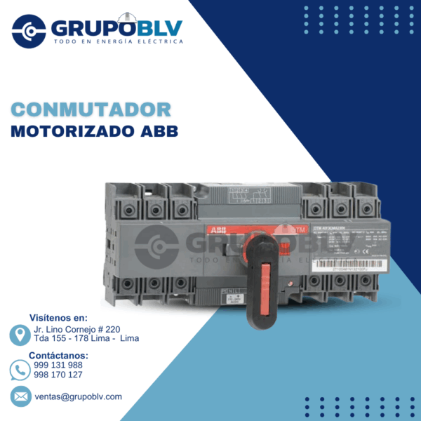 CONMUTADOR MOTORIZADO ABB