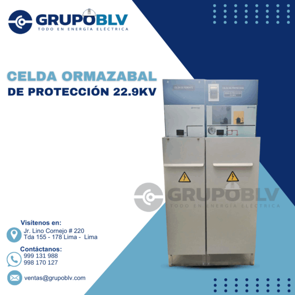 CELDA DE PROTECCIÓN 22.9 KV ORMAZABAL
