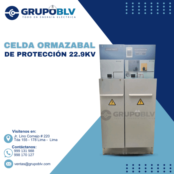 CELDA DE PROTECCIÓN 22.9 KV ORMAZABAL