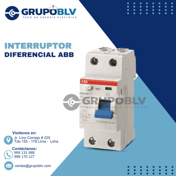 INTERRUPTOR DIFERENCIAL ABB