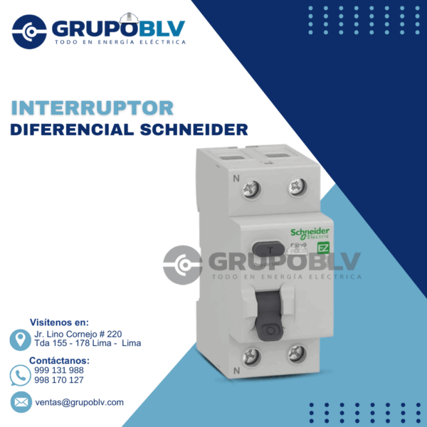 INTERRUPTOR DIFERENCIAL SCHNEIDER