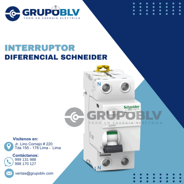 INTERRUPTOR DIFERENCIAL SCHNEIDER