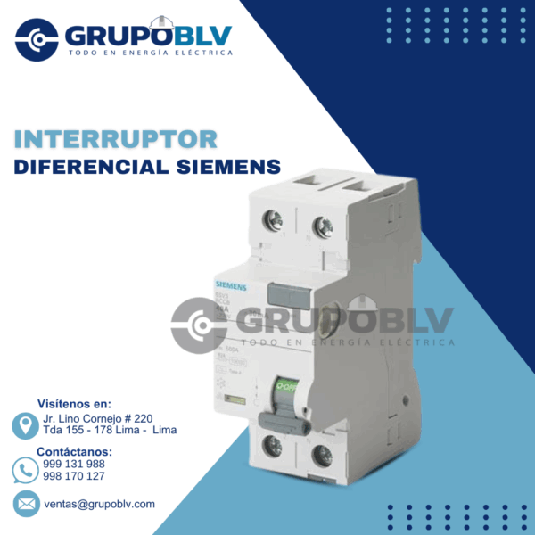INTERRUPTOR DIFERENCIAL SIEMENS
