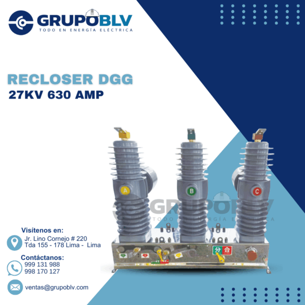 RECLOSER DGG 27KV 630AMP