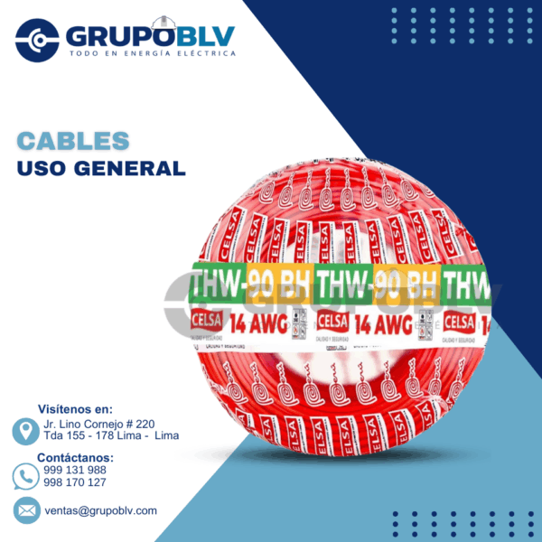 CABLES USO GENERAL THW-90 BH CELSA