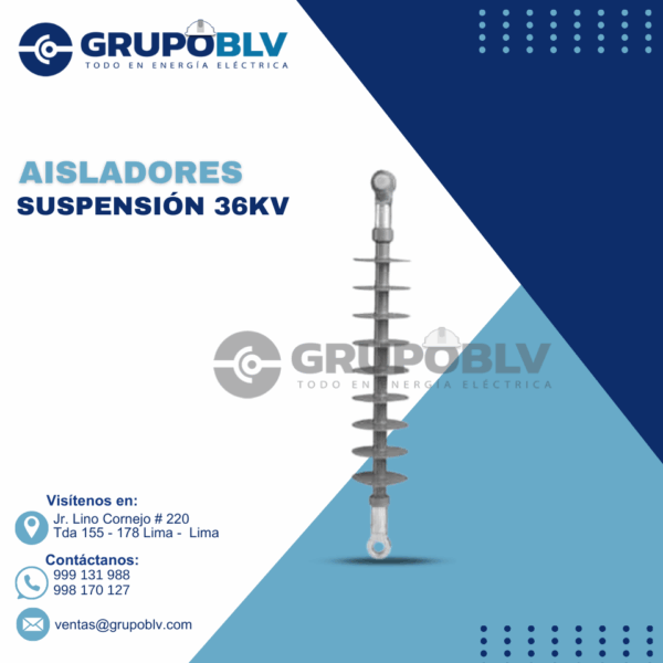 AISLADORES SUSPENSIÓN - Imagen 2