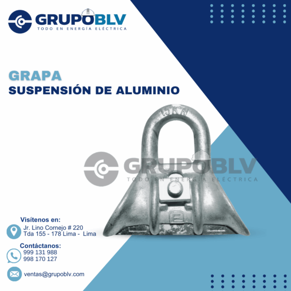 GRAPA SUSPENSÓN DE ALUMINIO